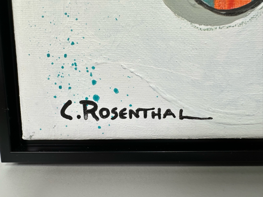 Christina Rosenthal (B. 1951, So Cal) Original Painting on Canvas 20.5W x 16.5H [Photo 5]