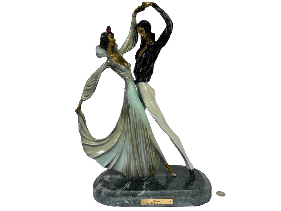'Tango' by Louis Icart (French, 1888-1950) Bronze Sculpture