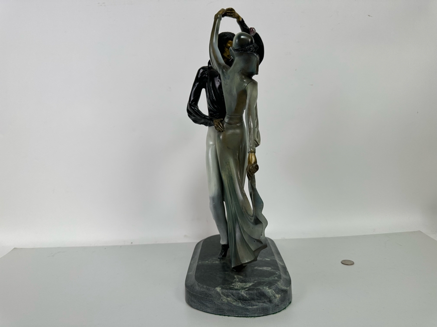 'Tango' by Louis Icart (French, 1888-1950) Bronze Sculpture [Photo 15]