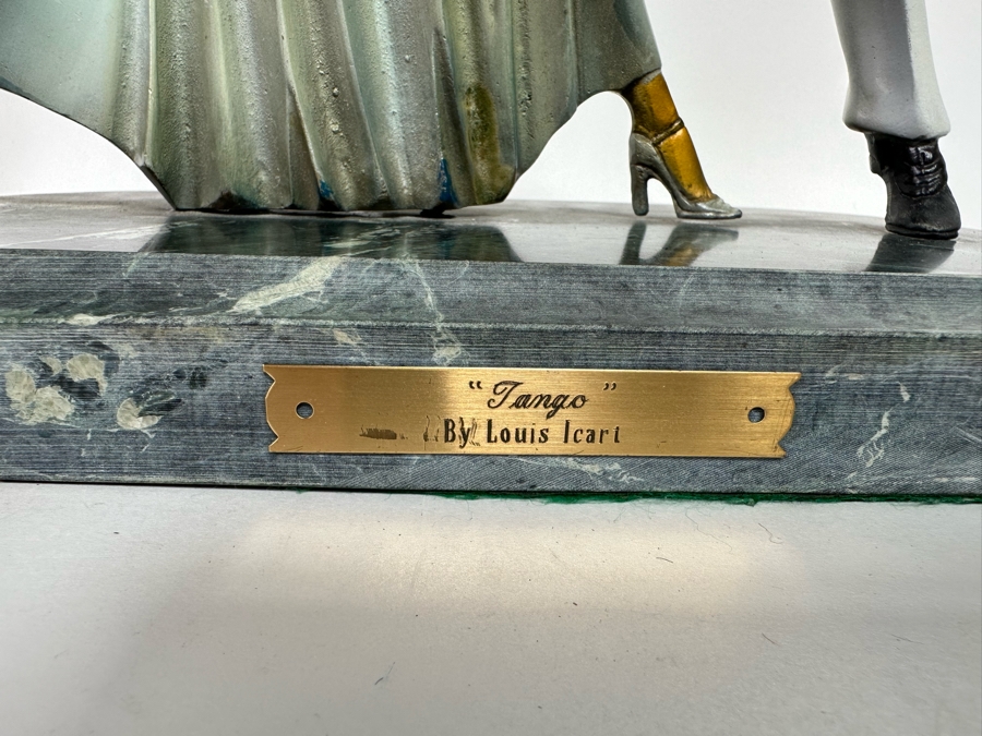 'Tango' by Louis Icart (French, 1888-1950) Bronze Sculpture [Photo 11]