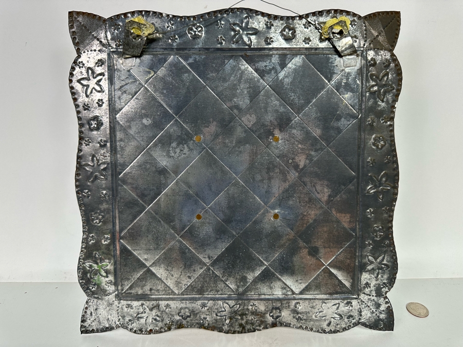 Pair of Mexican Beadwork Bracelets and Bowl Displayed in Shadowbox 13.5W x 13.5 H x 3 [Photo 15]