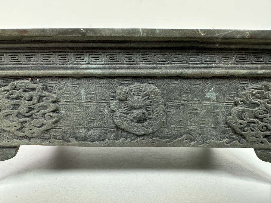 Vintage Metal Bonsai Planter Box 9W x 5.5D x 3H [Photo 11]