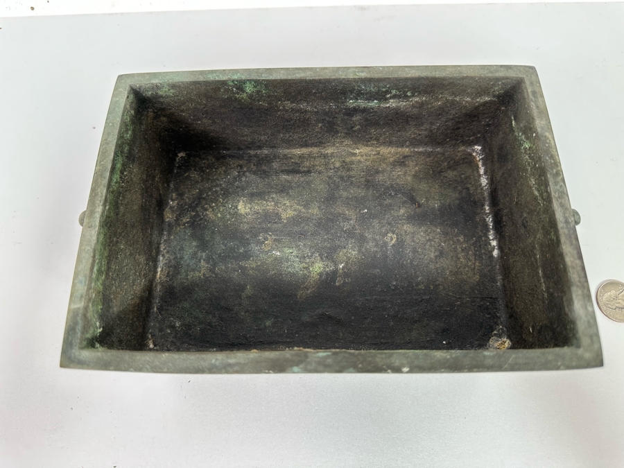 Vintage Metal Bonsai Planter Box 9W x 5.5D x 3H [Photo 12]