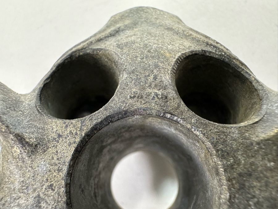 Vintage Japanese Ikebana Flower Frog Koi Fish 6.5W x 4D x 3H [Photo 7]