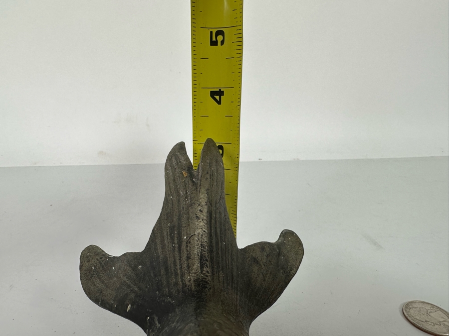 Vintage Japanese Ikebana Flower Frog Koi Fish 6.5W x 4D x 3H [Photo 11]