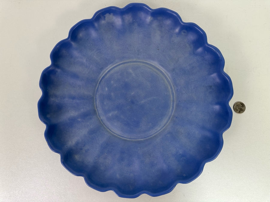 14' Catalina Island Pottery Scalloped Edge Plate [Photo 4]