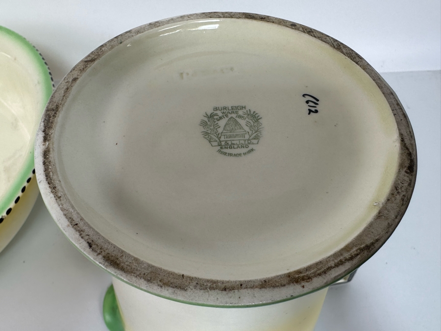 Art Deco Burleigh Ware Zenith Jug and Wash Bowl [Photo 8]