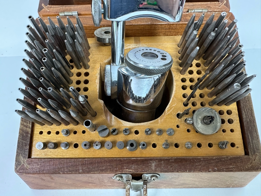 Vintage C&E Marshall Company Watchmakers Stacking Kit 8W x 5.5D x 7.5H [Photo 9]