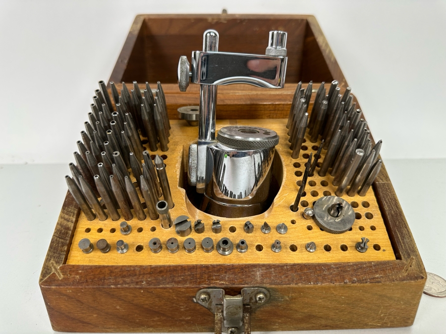 Vintage C&E Marshall Company Watchmakers Stacking Kit 8W x 5.5D x 7.5H [Photo 4]