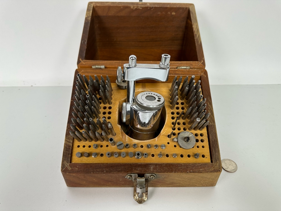 Vintage C&E Marshall Company Watchmakers Stacking Kit 8W x 5.5D x 7.5H [Photo 3]