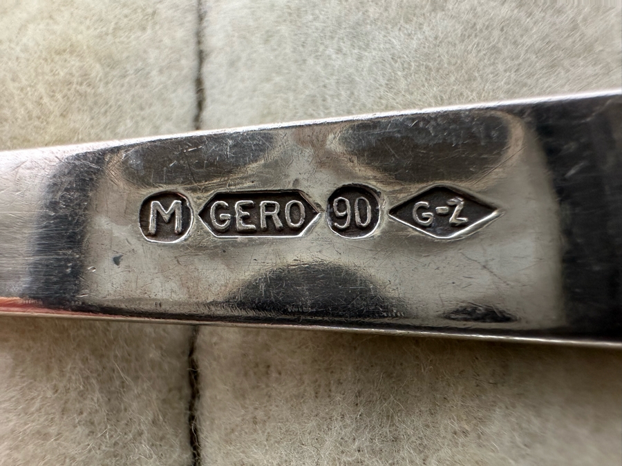 Vintage Set of 6 Silverplate Fish Knives and Forks [Photo 7]