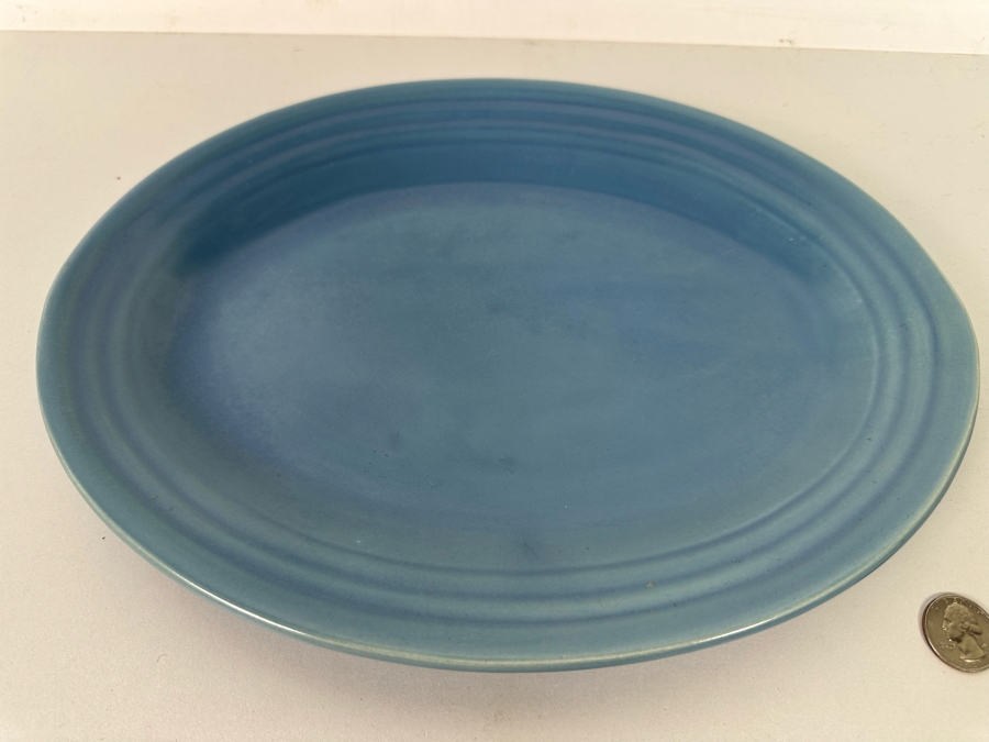 Bauer Pottery Oval Serving Platter 13W x 10L [Photo 4]