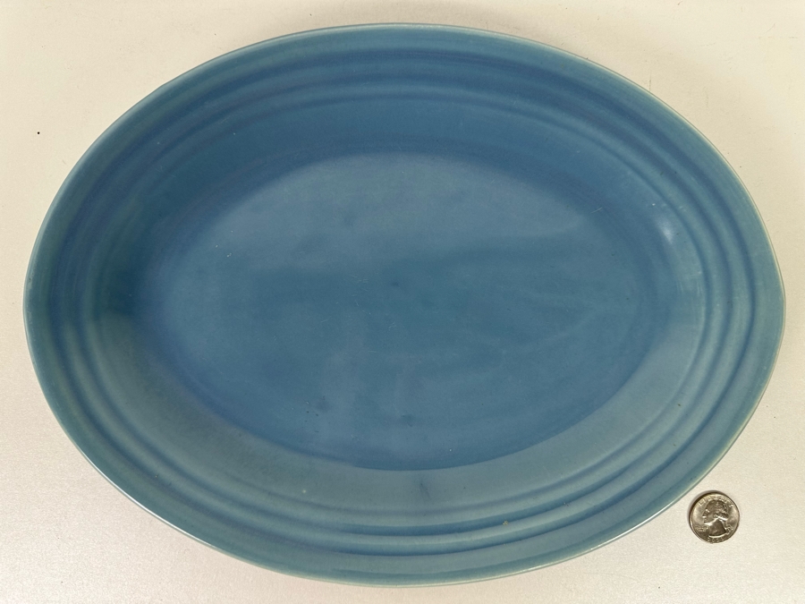 Bauer Pottery Oval Serving Platter 13W x 10L [Photo 2]