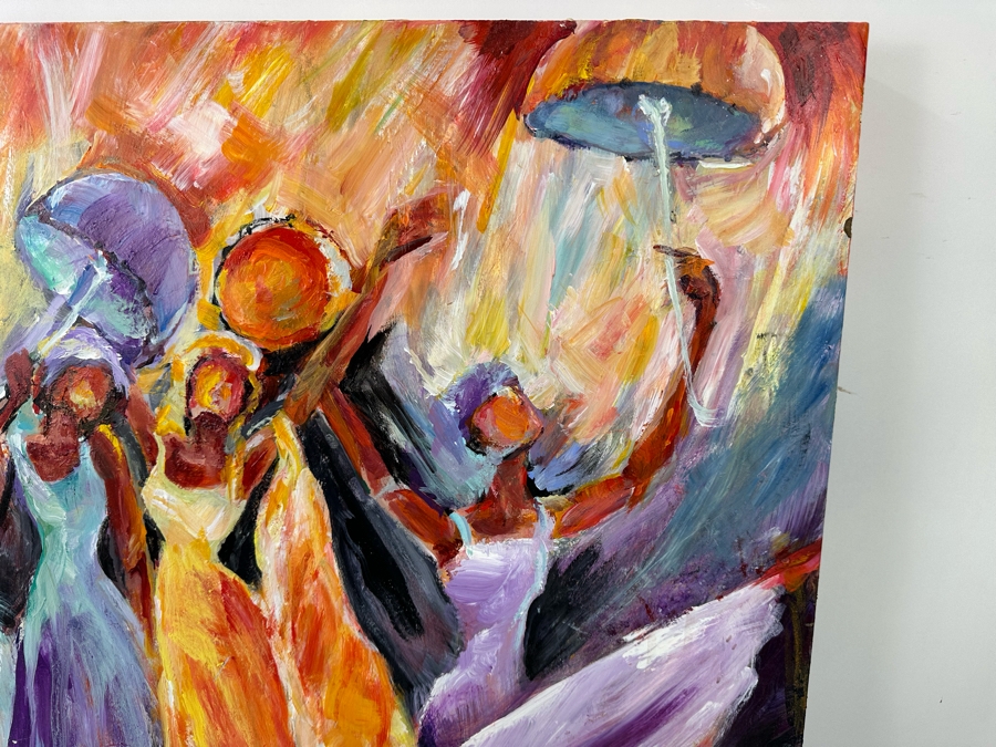 Bonnie Lee Roth (B. 1942, Southern California) Original Painting on Board 30 X 30 [Photo 4]