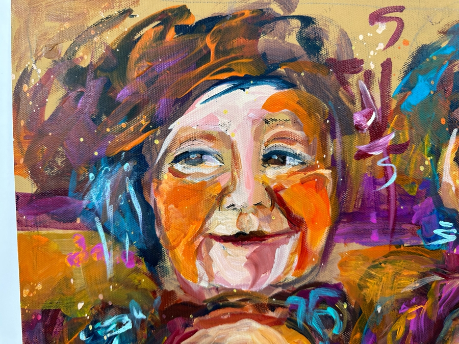 Bonnie Lee Roth (B. 1942, Southern California) Original Painting on Canvas 2020 20W x 16H [Photo 5]