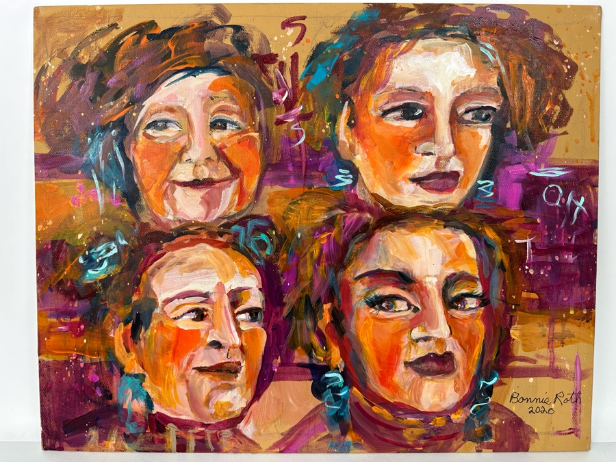 Bonnie Lee Roth (B. 1942, Southern California) Original Painting on Canvas 2020 20W x 16H [Photo 3]