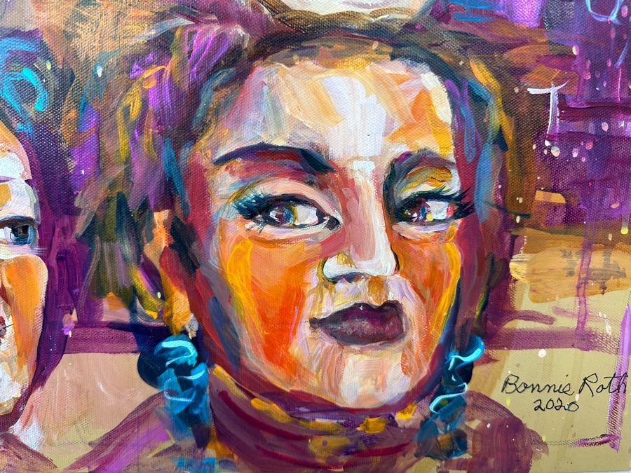 Bonnie Lee Roth (B. 1942, Southern California) Original Painting on Canvas 2020 20W x 16H [Photo 6]