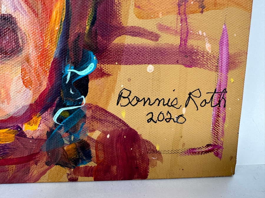 Bonnie Lee Roth (B. 1942, Southern California) Original Painting on Canvas 2020 20W x 16H [Photo 8]