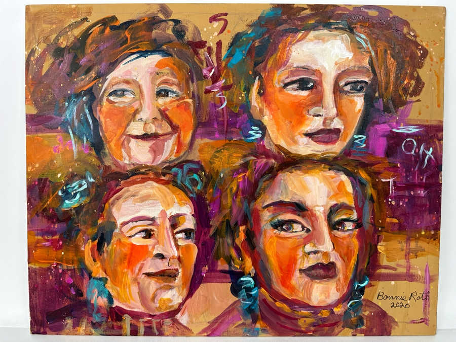 Bonnie Lee Roth (B. 1942, Southern California) Original Painting on Canvas 2020 20W x 16H [Photo 2]