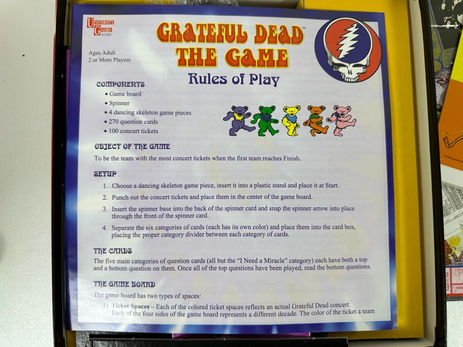 Grateful Dead The Game By University Games [Photo 14]
