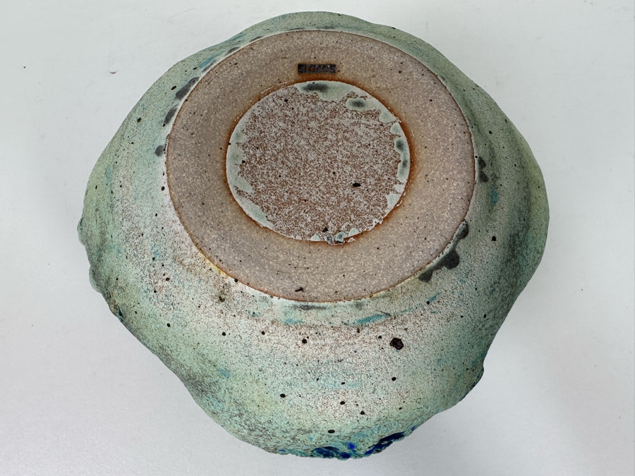 Art Pottery Vessel Signed SLOANE 8.5W X 5H [Photo 11]