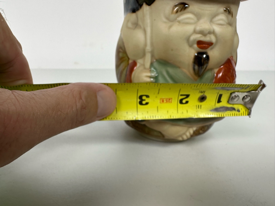 Vintage Japanese Signed Hand-painted Lidded Jar 3.5W X 5H [Photo 12]