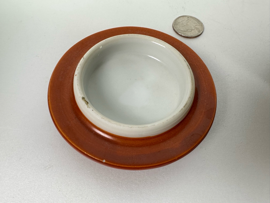 Vintage Japanese Signed Hand-painted Lidded Jar 3.5W X 5H [Photo 11]