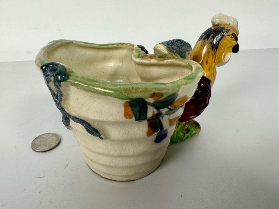 Vintage Japanese Rooster Planter 5.5W X 3D X 3H [Photo 4]