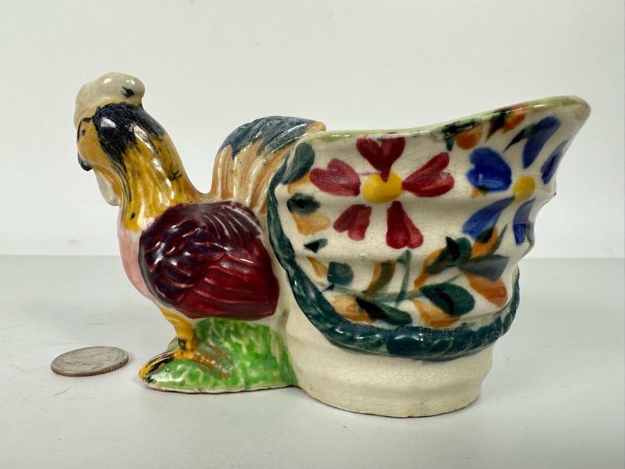Vintage Japanese Rooster Planter 5.5W X 3D X 3H [Photo 5]
