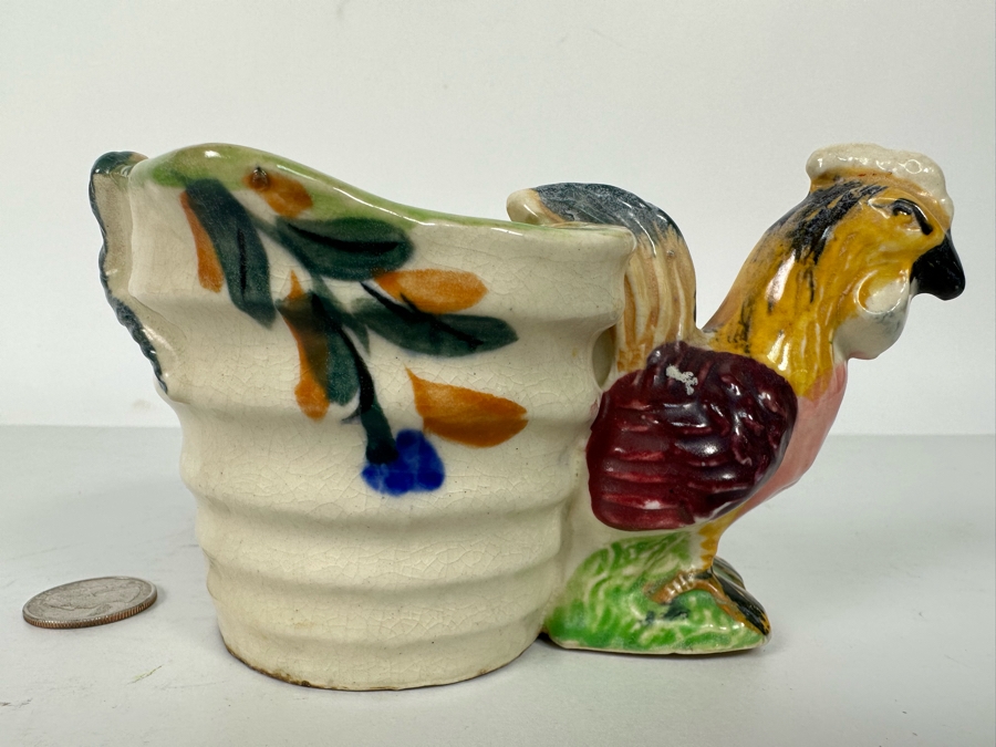 Vintage Japanese Rooster Planter 5.5W X 3D X 3H [Photo 2]