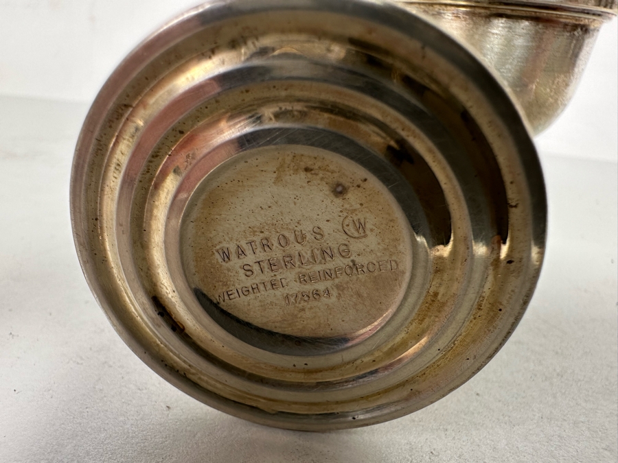 Pair Of Sterling Silver Weight Salt & Pepper Shakers By Watrous 5H [Photo 4]