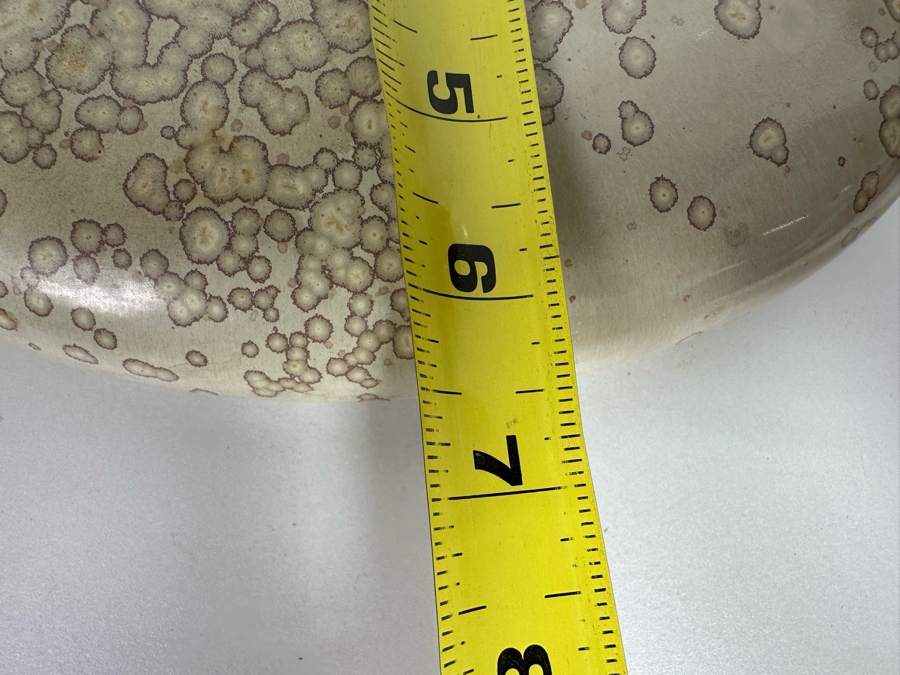 Oval-Shaped Pottery Ikebana Vase 9.5W X 6D X 2H [Photo 11]