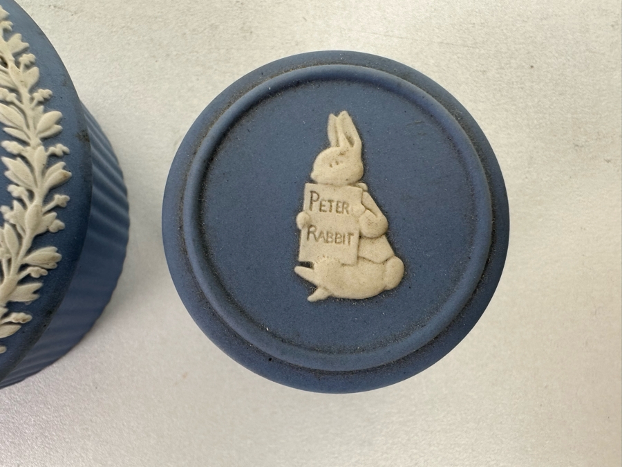 Pair Of Vintage Wedgwood Porcelain Boxes 2.5R And 1.5R [Photo 4]