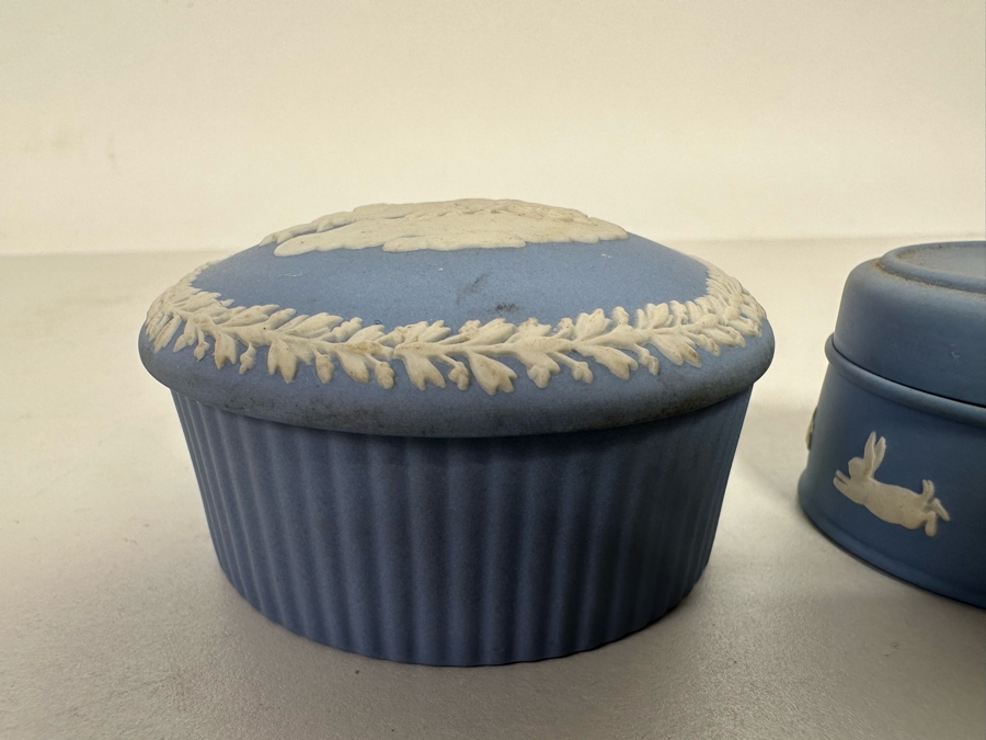 Pair Of Vintage Wedgwood Porcelain Boxes 2.5R And 1.5R [Photo 6]