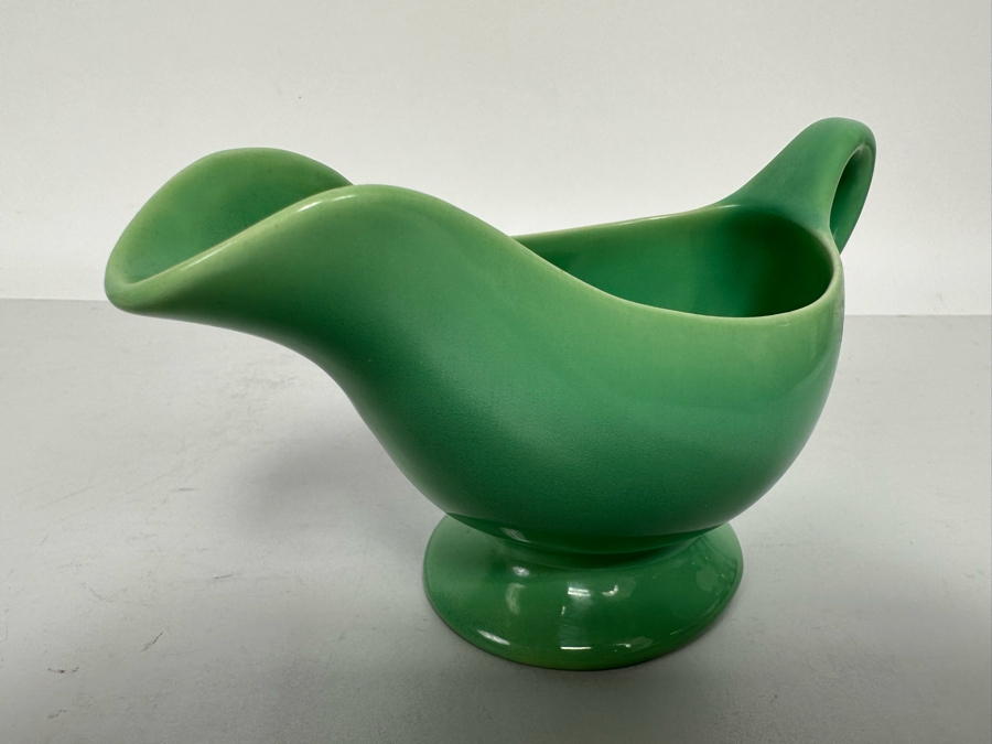Vintage Mid-Century Modern Green Gladding McBean GMB Sauceboat Sauce Boat 8W X 4.5H [Photo 6]