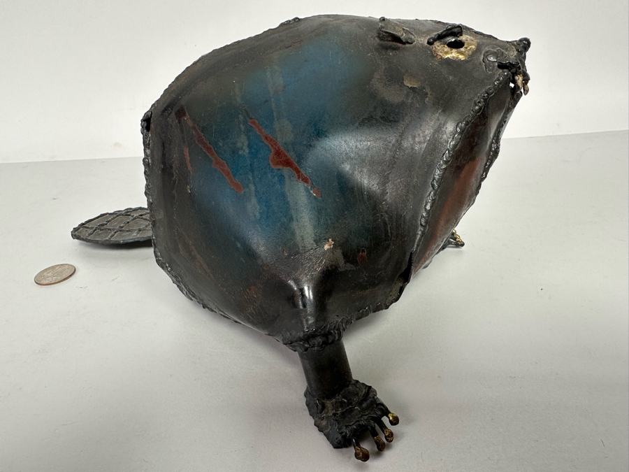 Don Rodenhaven Original Metal Beaver Sculpture 11W X 8.5D X 5H [Photo 7]