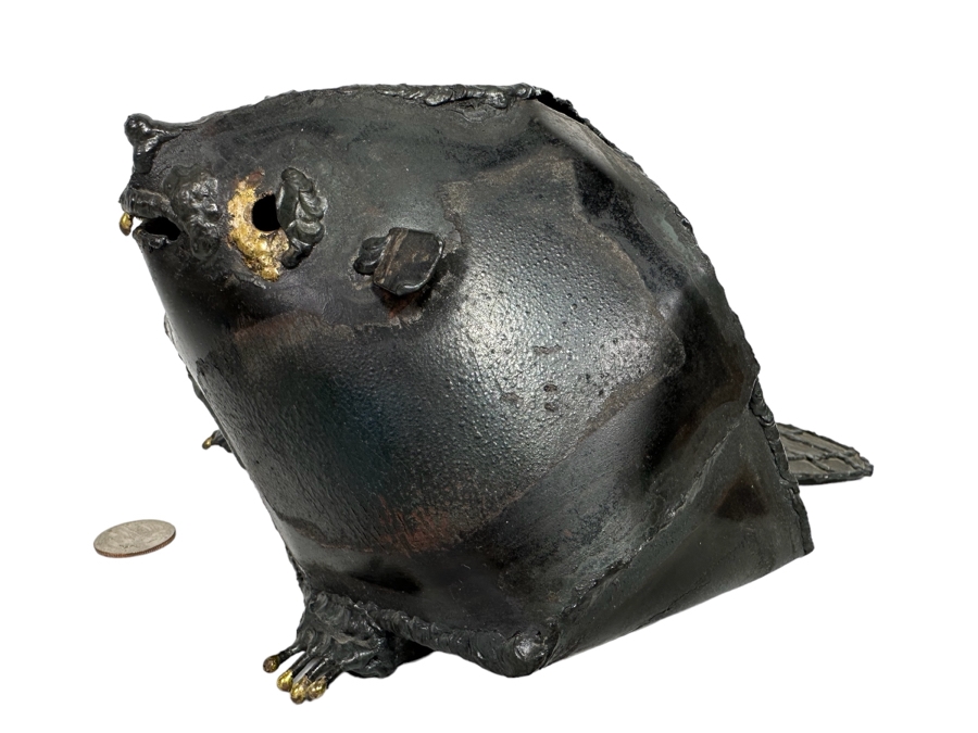 Don Rodenhaven Original Metal Beaver Sculpture 11W X 8.5D X 5H [Photo 1]