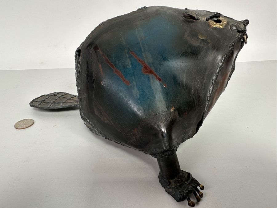 Don Rodenhaven Original Metal Beaver Sculpture 11W X 8.5D X 5H [Photo 6]