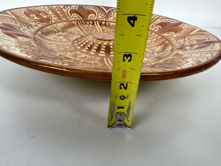 Gimeno Rios Manises Mid-Century Spanish Art Pottery Luster Bowl With Tin Glaze 14R X 2.5H [Photo 10]