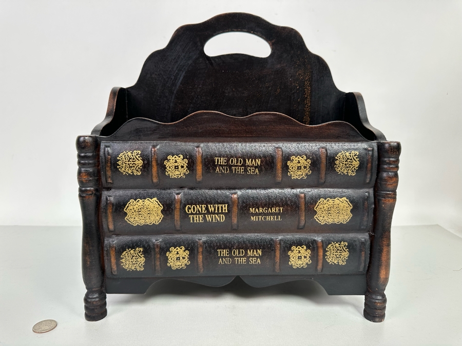 Book Themed Floor Magazine Rack 14W X 10D X 14H [Photo 6]