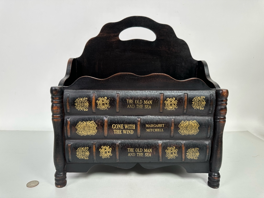 Book Themed Floor Magazine Rack 14W X 10D X 14H [Photo 2]