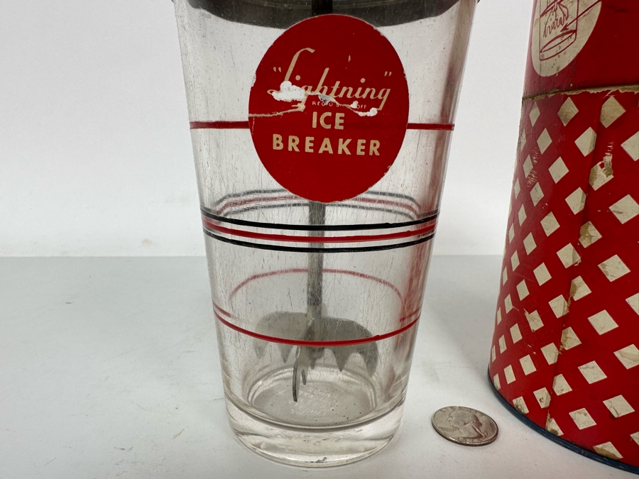 Mid-Century Lightning Ice Breaker With Original Packaging Barware [Photo 5]