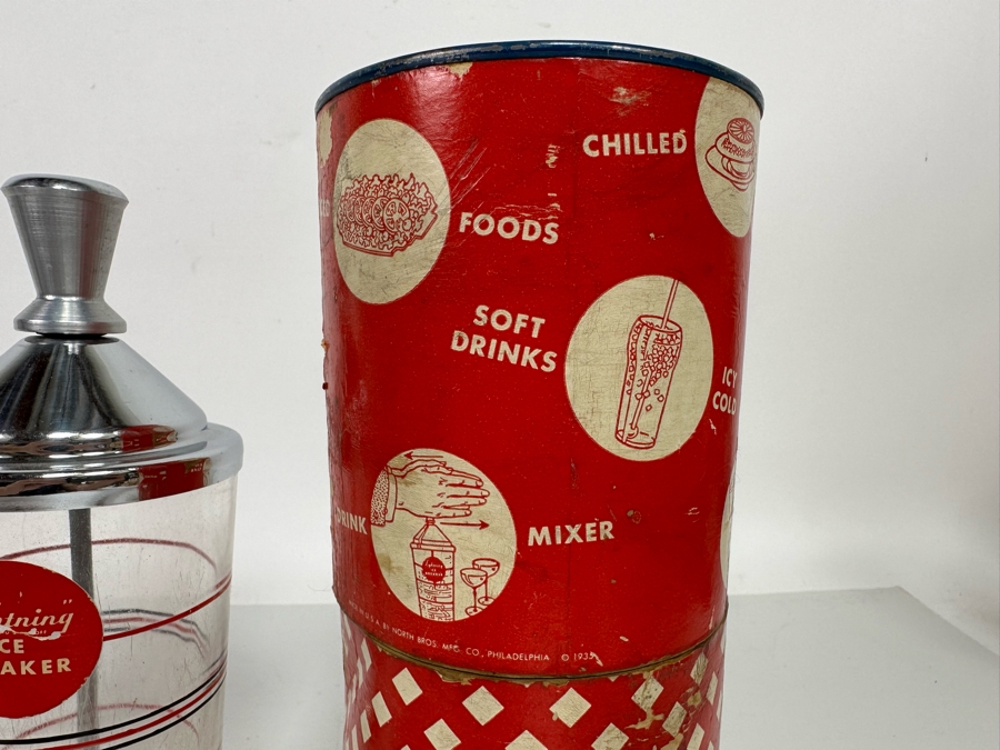 Mid-Century Lightning Ice Breaker With Original Packaging Barware [Photo 9]