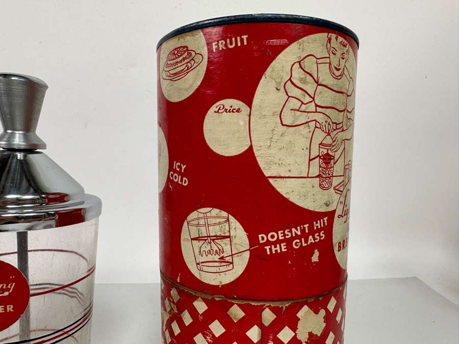 Mid-Century Lightning Ice Breaker With Original Packaging Barware [Photo 8]