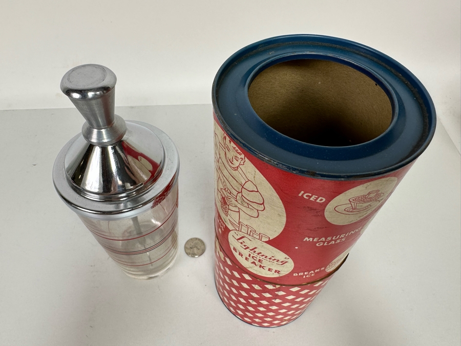 Mid-Century Lightning Ice Breaker With Original Packaging Barware [Photo 11]