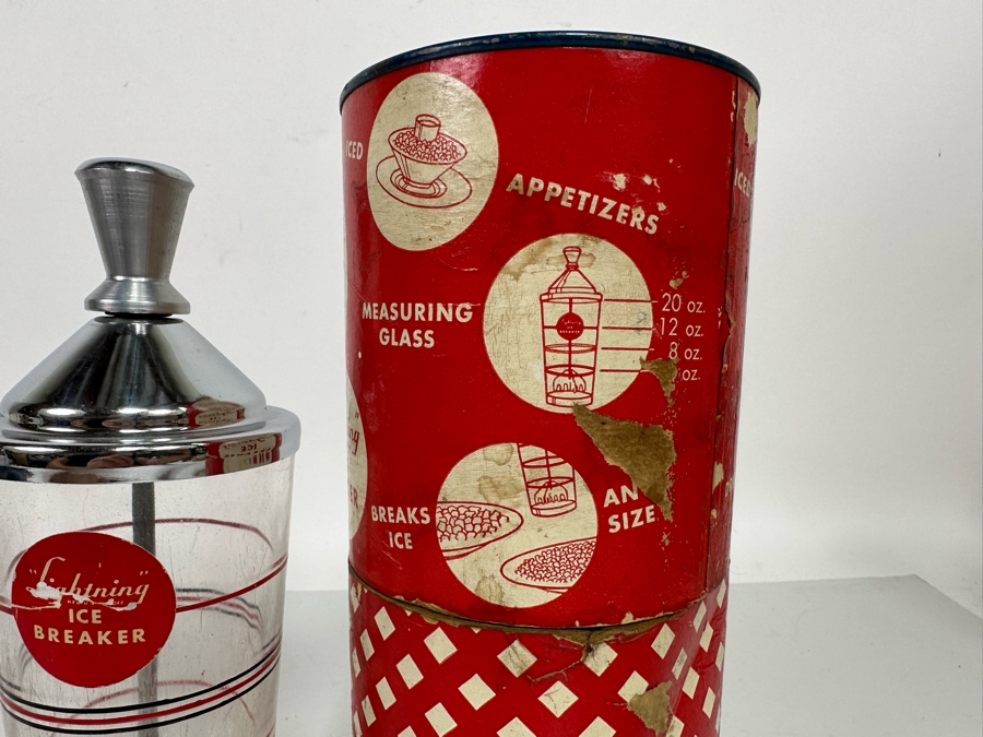 Mid-Century Lightning Ice Breaker With Original Packaging Barware [Photo 10]