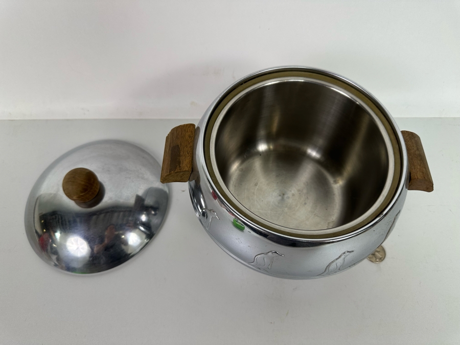 West Bend Stainless Steel Penguin Hot & Cold Server Ice Bucket 10W X 8H [Photo 5]