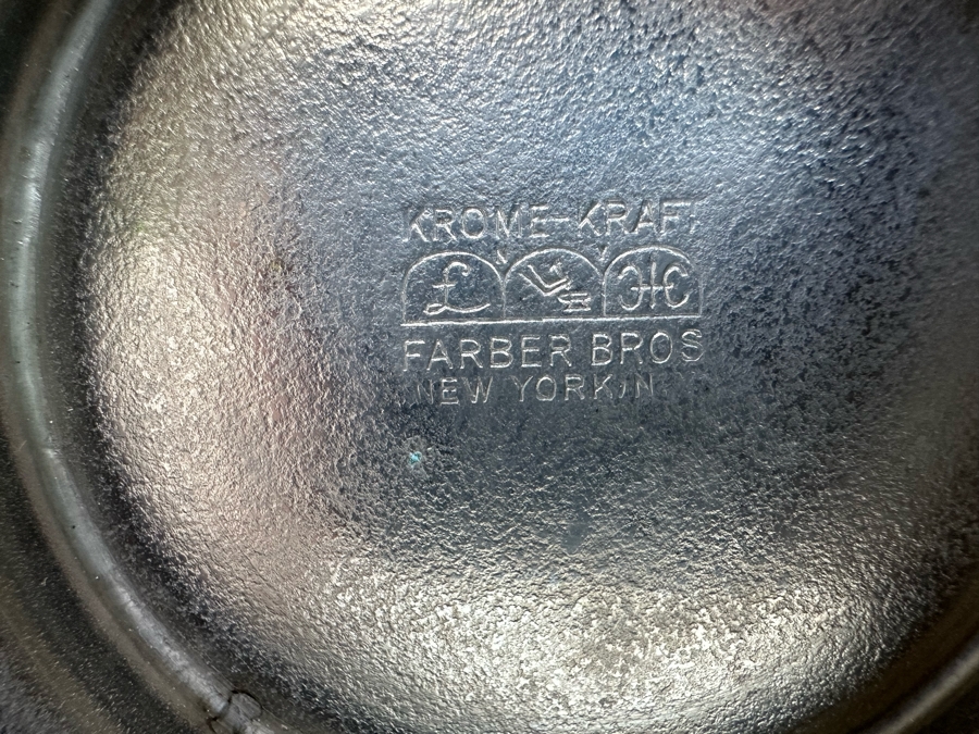 Four Krome Kraft Farber Brothers Cocktail Stemware Glasses 6H With Cocktail Beverage Server Pitcher 15H New York, NY [Photo 20]