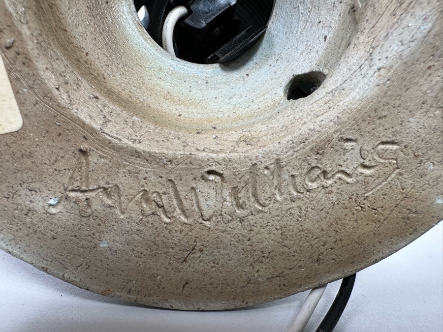 Original Signed Ann Williams Pottery Lighthouse Lamp Fork Creek Mill 21H Retailed $150 [Photo 15]