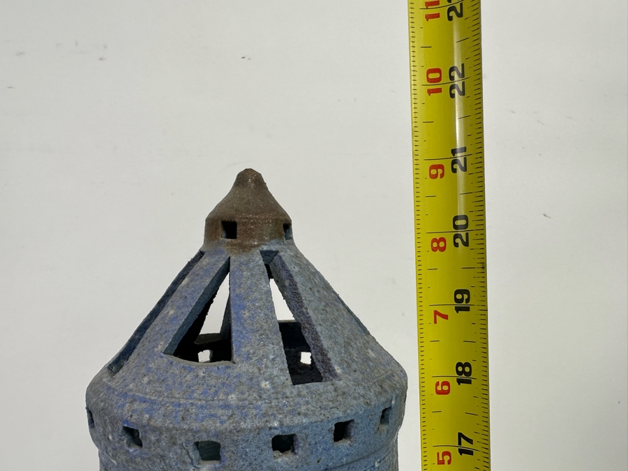 Original Signed Ann Williams Pottery Lighthouse Lamp Fork Creek Mill 21H Retailed $150 [Photo 17]